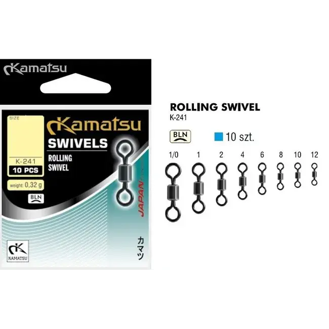 Plată securizată Vartej Kamatsu Swivel K-241, 10buc/pachet