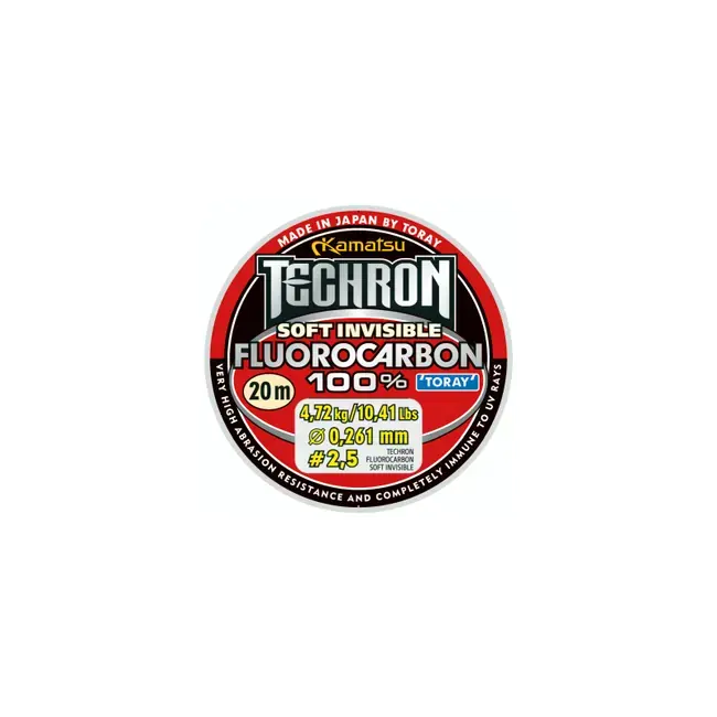 Ultima șansă Fir Kamatsu Techron Fluorocarbon 100% Soft Invisible, 20m