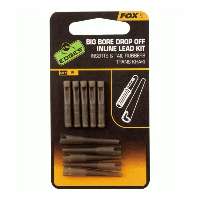Kit Montura FOX Big Bore Drop Off Inline Lead Kit, 5+5buc/plic Cel mai vândut