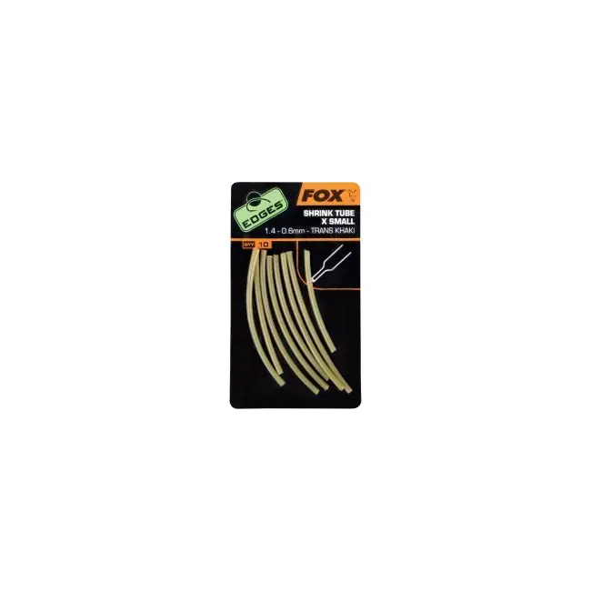Fox Edges Shrink Tube, 10buc/plic,XS / 1.4mm-0.6mm Preț promoțional