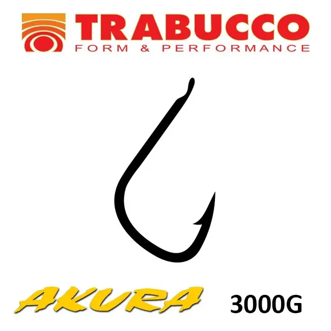 Ofertă exclusivă Carlige Trabucco Akura 3000G, 15buc/plic