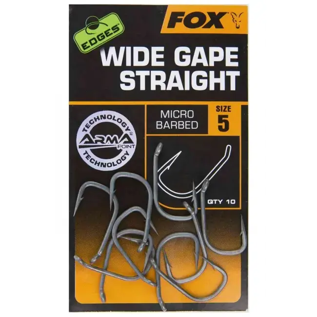 Carlige Fox Edges Armapoint Wide Gape Straight Premium