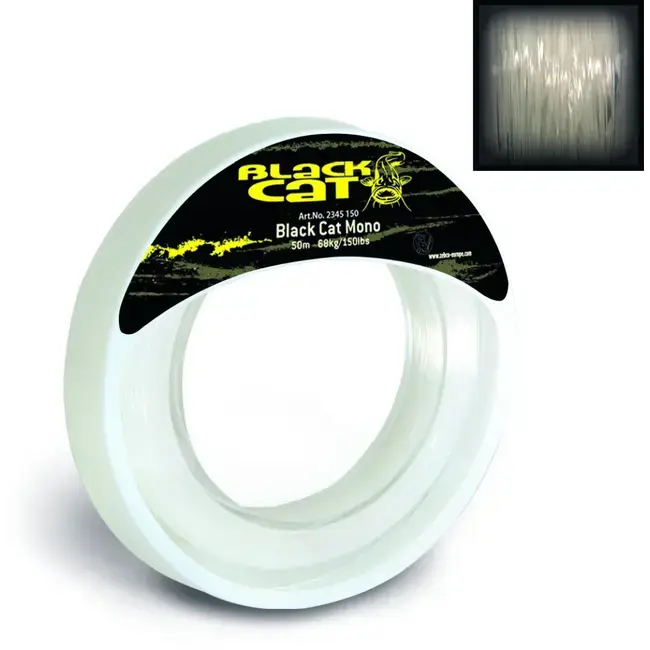Fir Monofilament Somn Black Cat Mono Leader, 50m Preț redus