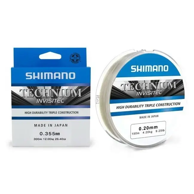 Popular FIR MONOFILAMENT SHIMANO TECHNIUM INVISITEC, 300M