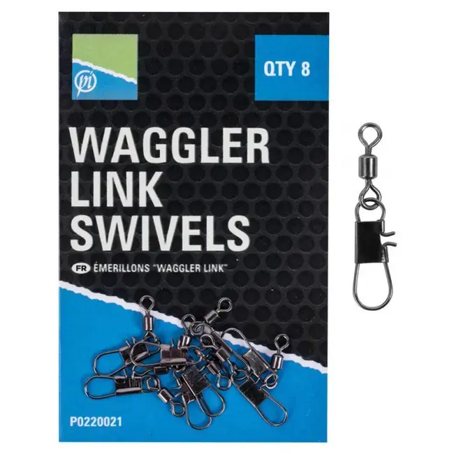 Agrafa cu Vartej Preston Waggler Link Swivels, 8buc/plic Retur ușor