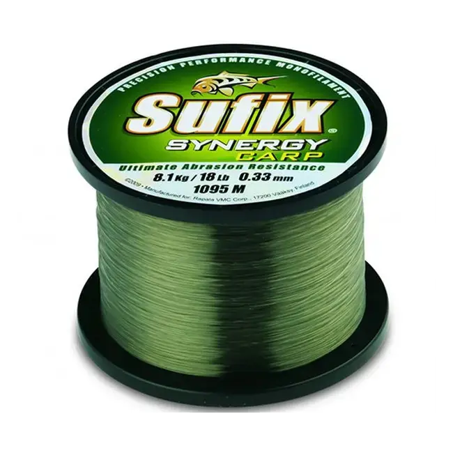 Fir Monofilament Sufix Synergy Carp, Trans Green, 1000m Bestseller