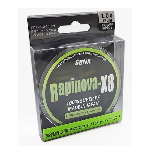 Fir Textil Sufix Rapinova X8, Lemon Green, 150m Mai ieftin