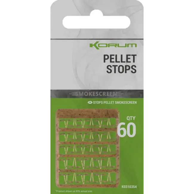 Stoppere Korum Smokescreen Pellet Stops, 60buc/plic Popular