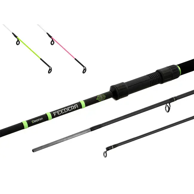 Reducere de preț Lanseta Feeder Delphin Feedera, 3.60m, 100g, 3+2buc