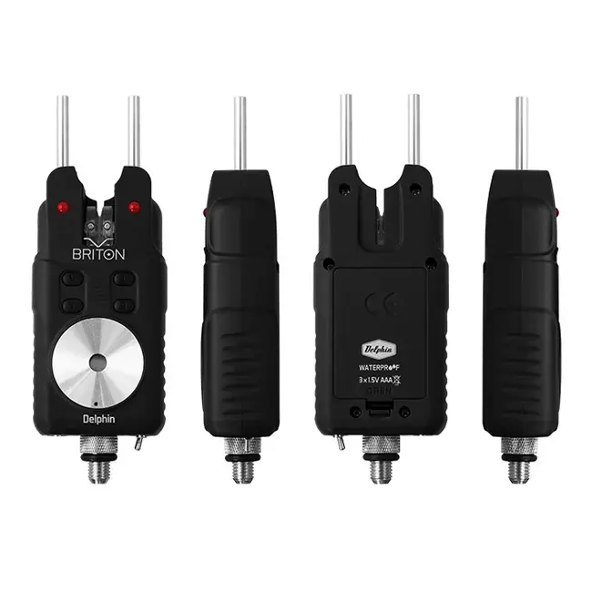 Set Avertizori-Senzori Pescuit Delphin BRITON Wireless + Statie , 3+1 Ofertă de sezon