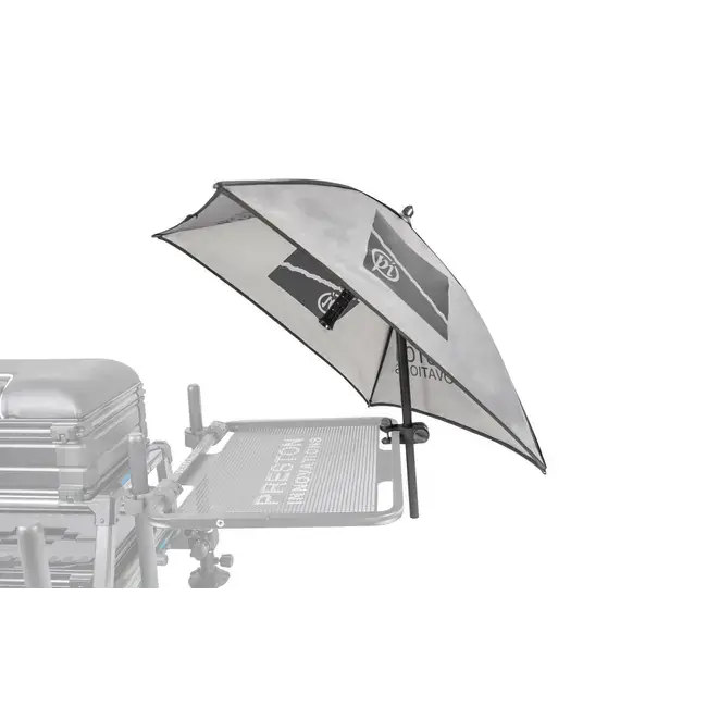 Umbrela PRESTON Offbox Grey Bait Brolly Preferatul clienților