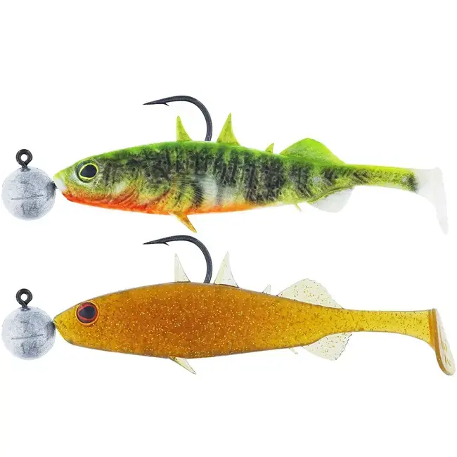 Calitate înaltă Mix Shaduri Westin Stanley the Stickleback Shadtail R 'N R, Dark Water, Nr.4/0, 7.5cm, 7g Mix11, 2buc/plic
