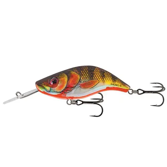 Vobler Salmo Sparky Shad Floating, Yellow Holographic Shad, 4cm, 3.5g Bestseller