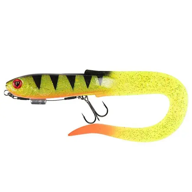 Reducere specială Grub Fox Rage Slick Eel Loaded, UV Perch, Nr.1/0, 28cm