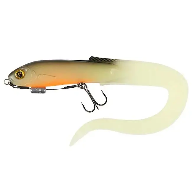 Grub Fox Rage Slick Eel Loaded, UV Hot Olive, Nr.2/0, 35cm Preț promoțional