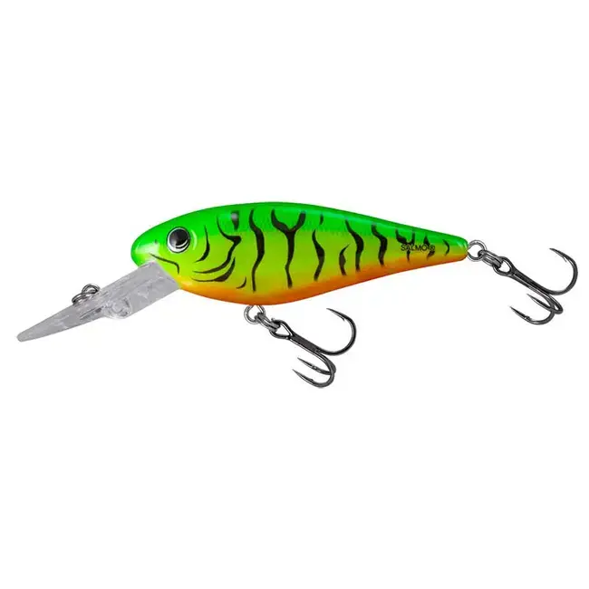 Vobler Salmo Rattlin Executor Floating, Clear Green Tiger, 5cm Reducere extra