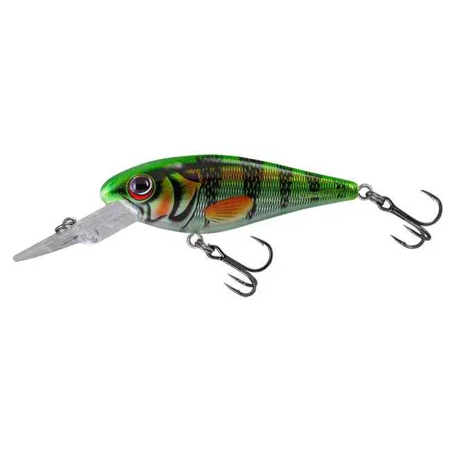 Vobler Salmo Rattlin Executor Floating, Clear Hot Perch, 7cm Ofertă