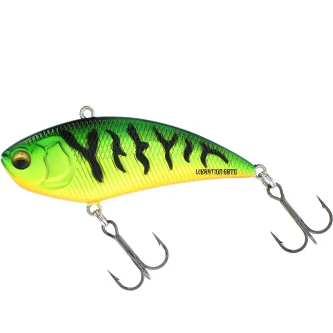 Preț mic Vobler RTB Vibration 68TG 6.8cm 21g #10 Matte Fire Tiger S - Crank Lipless pentru Pescuitul Salaului si Avatului