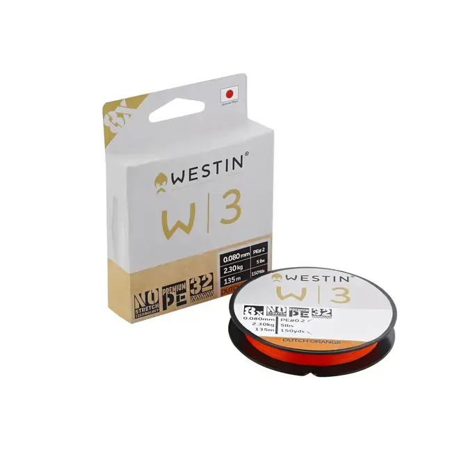 Bestseller Fir Textil pentru Pescuit Westin W3 8-Braid 300m Oranje