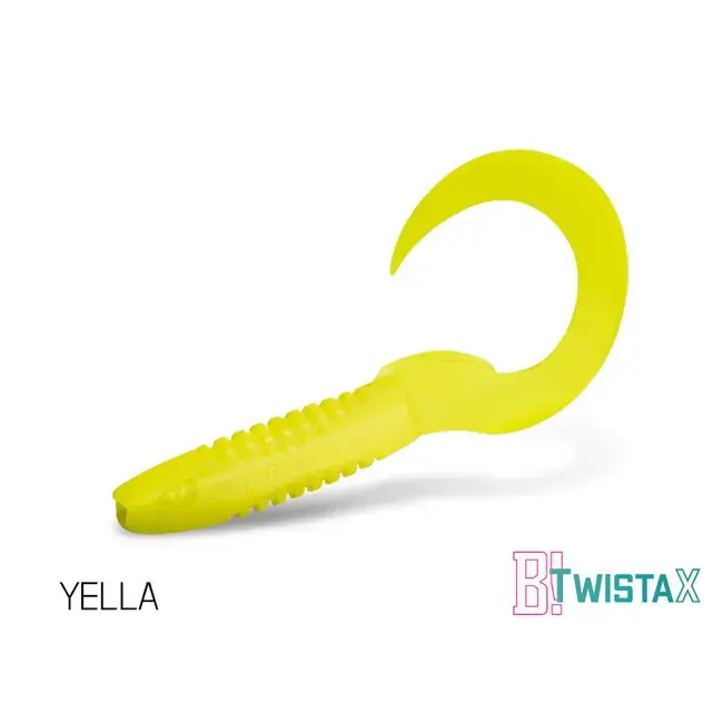 Twister Delphin Twistax Eeltail UVS, 6cm, 5buc/plic, Culoare Yella Discount