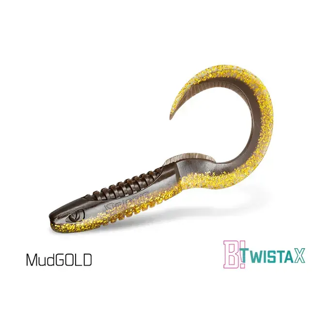 Twister Delphin Twistax Eeltail UVS, 15cm, 5buc/plic, Culoare Mudgold Ofertă