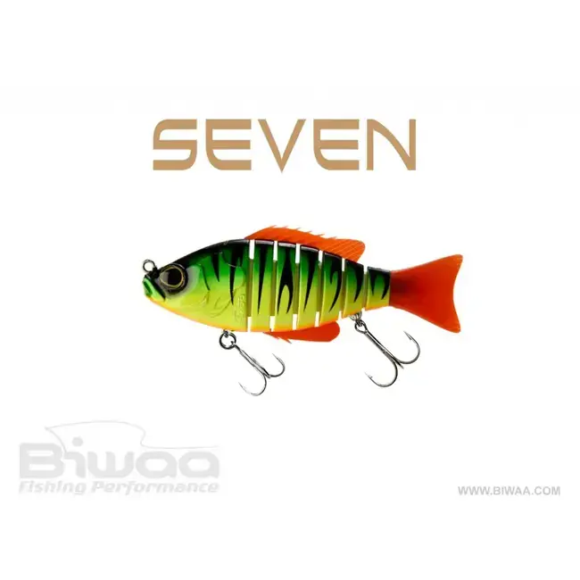 Vobler Swimbait Biwaa Seven Section,Culoare Fire Tiger, 10cm, 17g – Mișcare Naturală și Durabilitate Superioară Preț mic
