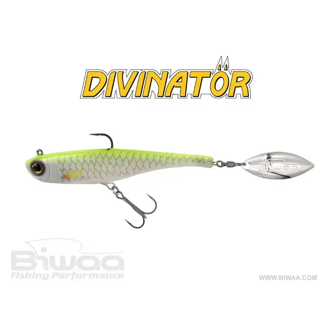 Doar azi Shad Divinator Junior 14cm, 22g,Culoare Hi Viz – Vibrații Puternice și Reflexii Atrăgătoare