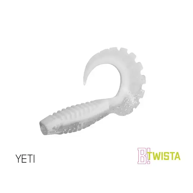 Bestseller Twister Delphin TWISTA UVs, 10cm, 5buc/plic, Culoare Yeti