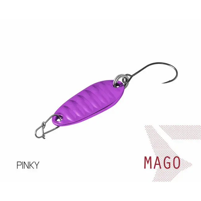 Lingurita Oscilanta Delphin MAGO, 2.4cm, 2g, Culoare Pinky Cel mai vândut