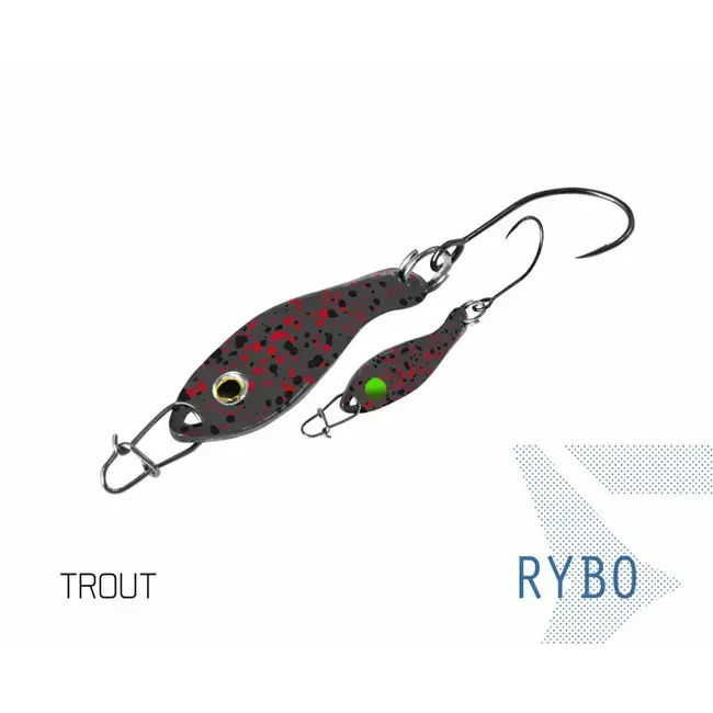 Reducere Lingurita Oscilanta Delphin Rybo, 2.5cm, 0.5g, Culoare TROUT