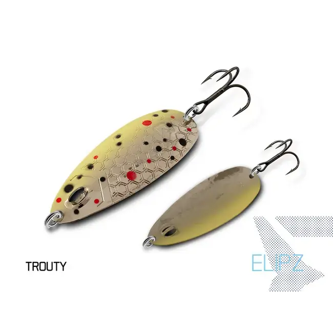 Retur gratuit Lingurita Oscilanta,Pescuit la Stiuca Delphin Elipz FullScale,Trouty, 7.5cm, 12g