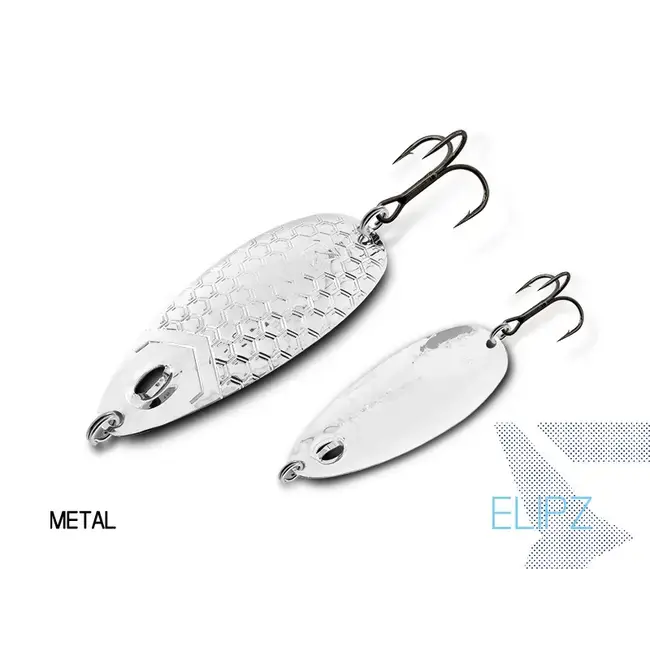 Lingurita Oscilanta,Pescuit la Stiuca Delphin Elipz FullScale, Metal, 7.5cm, 12g Nu rata