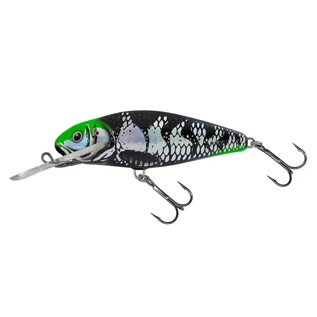 Cumpără online Vobler Salmo Perch Sinking DR, Holo Dark Green Head, 8cm, 12g
