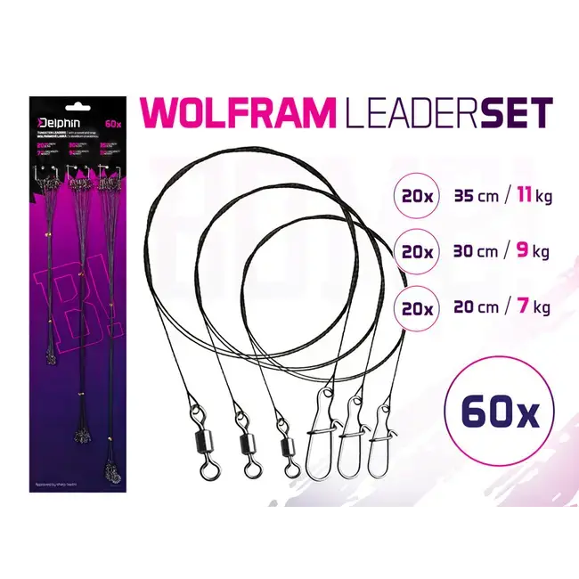 Set Strune Pescuit la Stiuca Delphin din Wolfram BOMB! cu Vartej si Carabina Livrare rapidă
