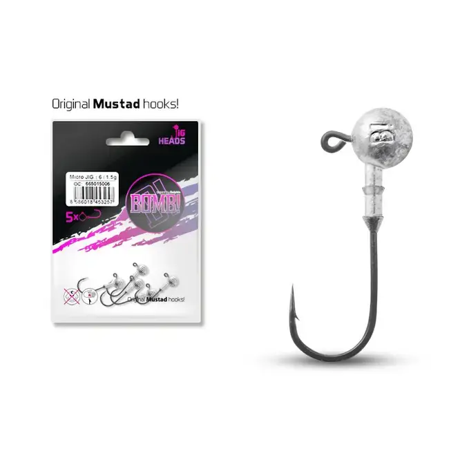 Preț mic Jig Delphin Head Bomb fara Guler, Nr.8/0, 5buc/plic