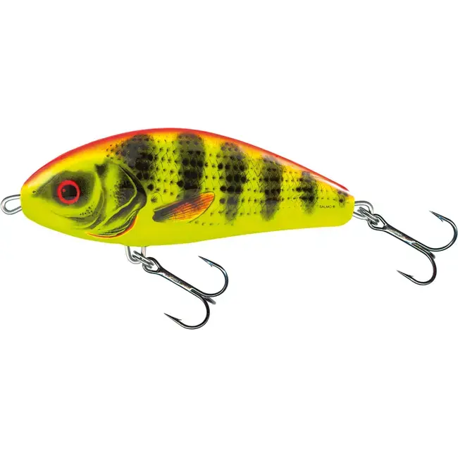Reducere extra Vobler Salmo Fatso Floating, Bright Perch, 10cm