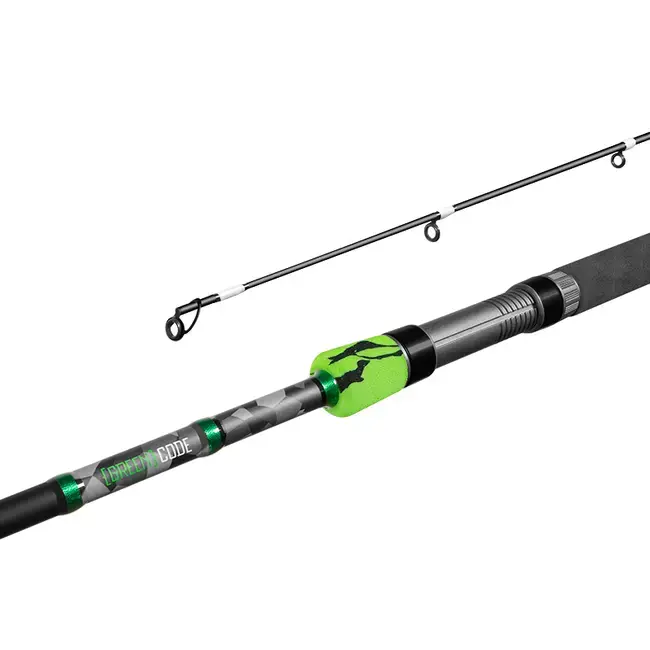 Ofertă exclusivă Lanseta Rapitori/Spinning Delphin GreenCODE, 2.55m, 8-40g, 2buc