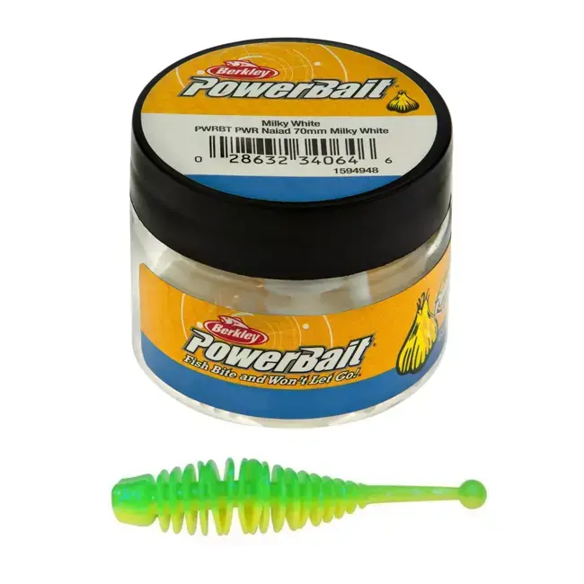 Naluca Power Baits Naiad, Spring Green/Sunshine Yellow, 5cm, 10buc Livrare expres