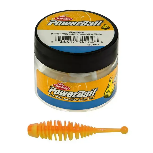 Expediere rapidă Naluca Power Baits Naiad,Fluorescent Orng/Snsne Ylw, 5cm, 10buc/plic
