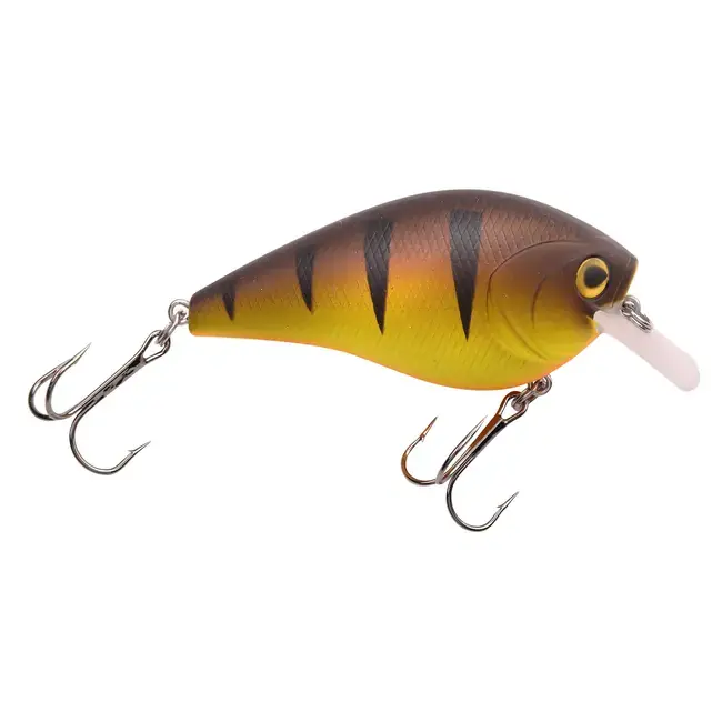Vobler Spro Power Catcher Crank, Culoare Yellow Perch, 6cm, 14.3g Disponibil imediat