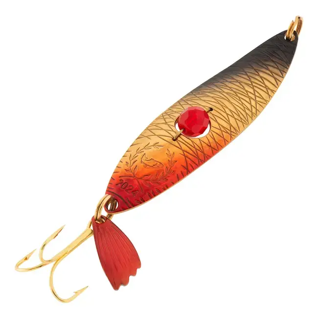 Ofertă specială Lingurita Aniversara Kuusamo Annual Lure 2024 Jubilee 75/16 BL/R-G