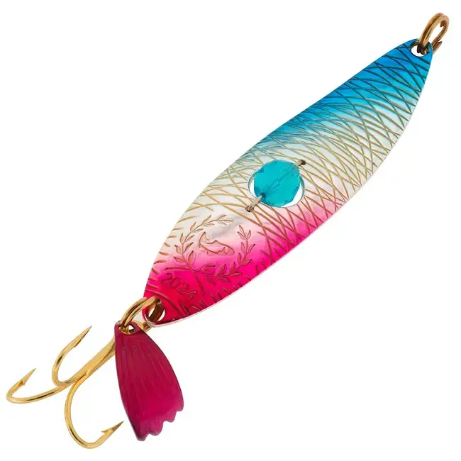 Comandă acum Lingurita Aniversara Kuusamo Annual Lure 2024 Jubilee 75/16 BLU-Pink-S
