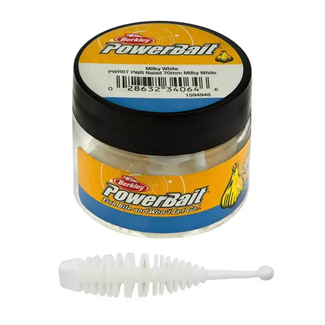 Cel mai bun preț Naluca Power Baits Naiad, Milky White, 5cm, 10buc/plic