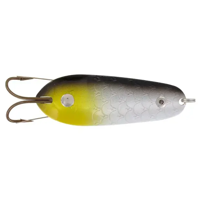 Plată sigură Lingurita Oscilanta Kuusamo Rasanen Ruohikko 70/10, BL_S_Ye-S, UV, PVTU, Peravalotakuu, 7cm, 10g