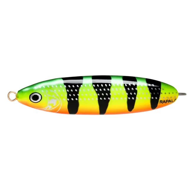 Calitate înaltă Lingurita Oscilanta Antibradis Rapala Minnow Spoon, Culoare Clown Tiger (CLT), 8cm, 22g