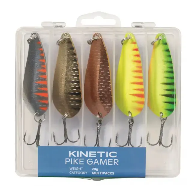 Set Lingurite Oscilante Kinetic Pike Gamer Spoon Set, 21g, 5buc Mai ieftin