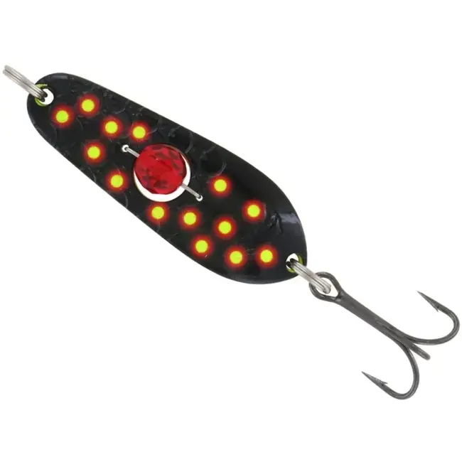 Noutate Lingurita Oscilanta Kuusamo Rasanen Bead 50/11, BL/FYe/R-C UV, 5cm, 11g