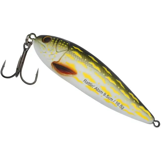 Cel mai vândut Lingurita Rattlin' Abu Garcia Atom, Pike, 9.5cm, 16.5g