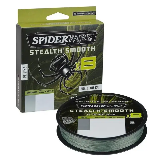 Promoție Fir Textil SpiderWire Stealth Smooth 8 Braid, Moss Green, 150m