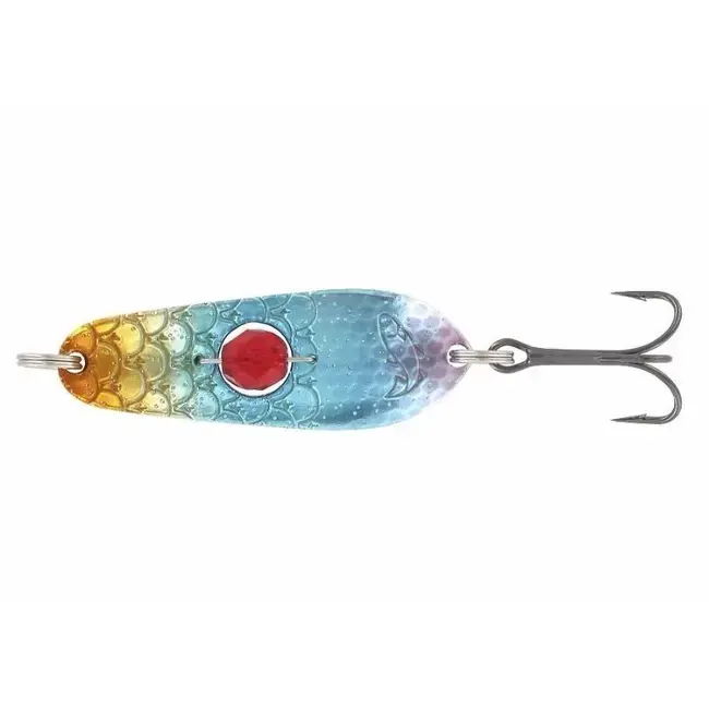 Lingurita Oscilanta Kuusamo Rasanen Helmi, 5cm, 11g, GL/R/O/BLU-S -UV Ofertă exclusivă